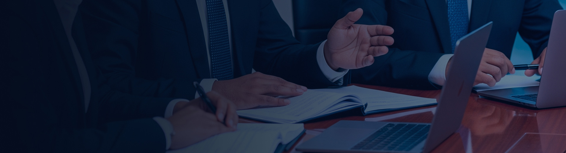 Business professionals in discussion