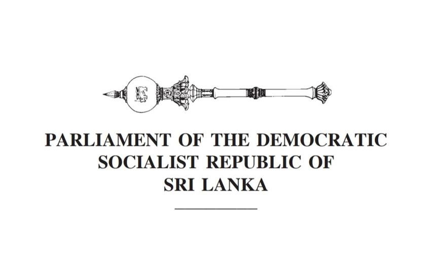 PARLIAMENT OF THE DEMOCRATIC SOCIALIST REPUBLIC OF SRI LANKA